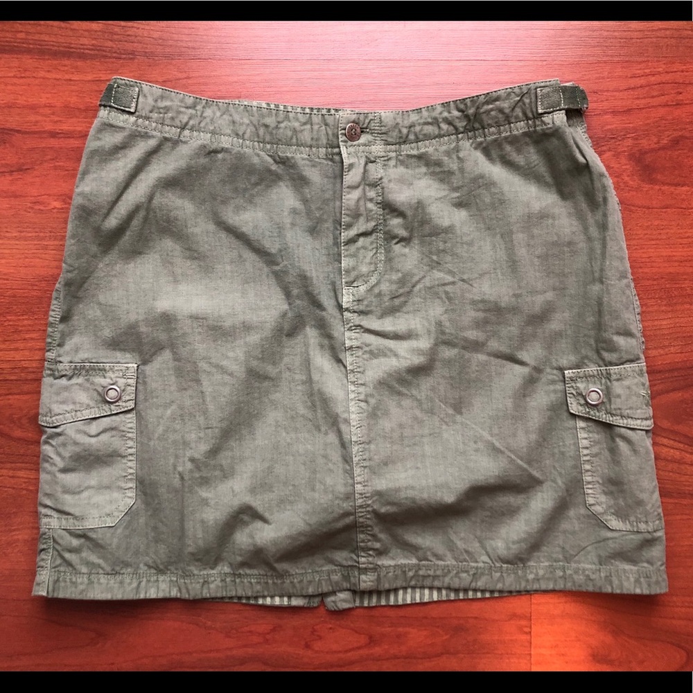 Fresh Produce Olive Green Cargo Skort